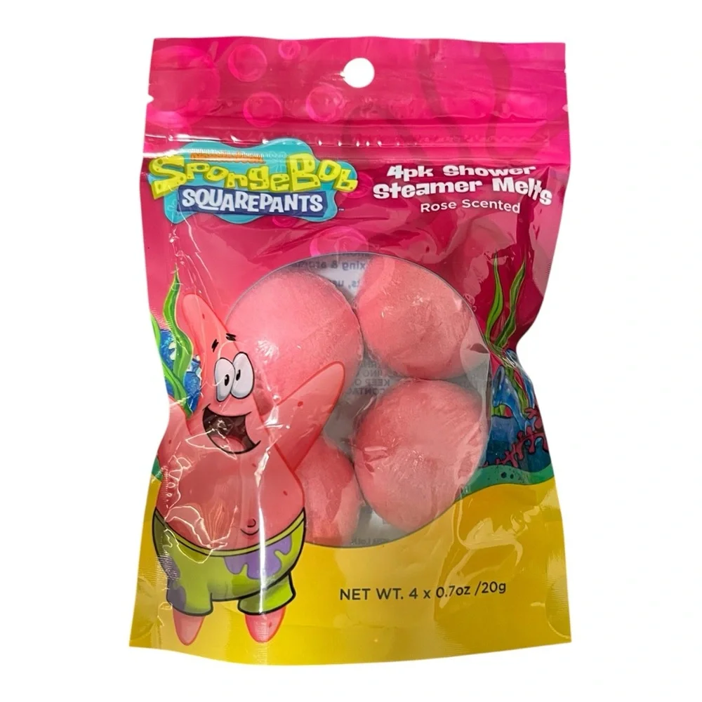 Nickelodeon SpongeBob Square Pants Patrick 4 pack shower steamer melts